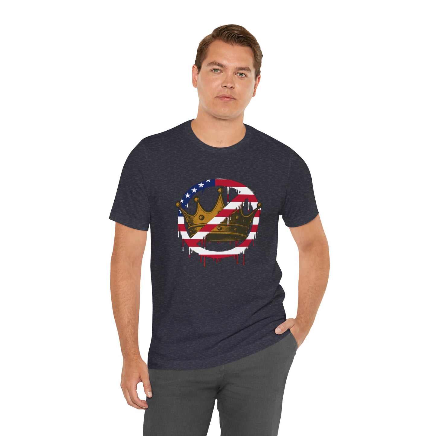 No Kings Protest T-Shirt – Anti-Authoritarian Democracy Graphic Tee