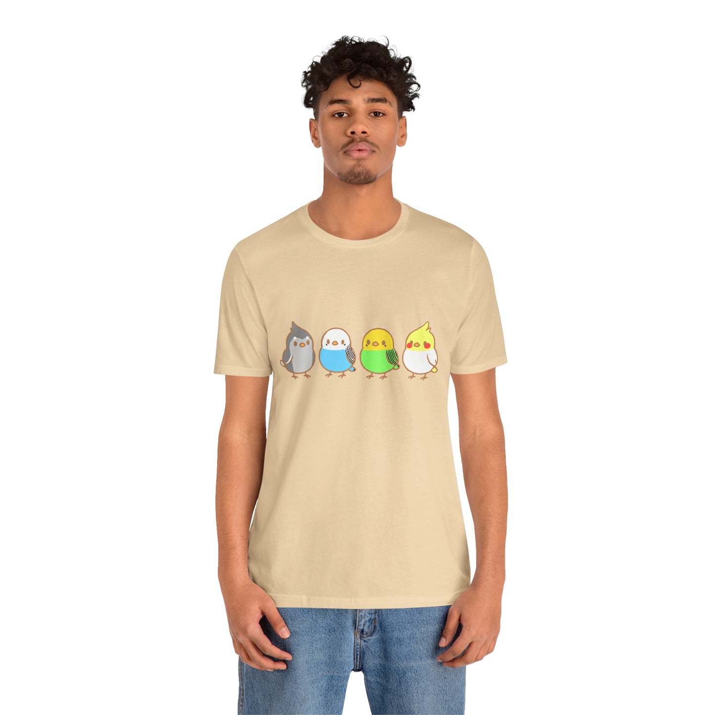 Chirpy Flock Bird T-Shirt – Cute Tee for Animal Lovers - WhimSpin - https://whimspin.com