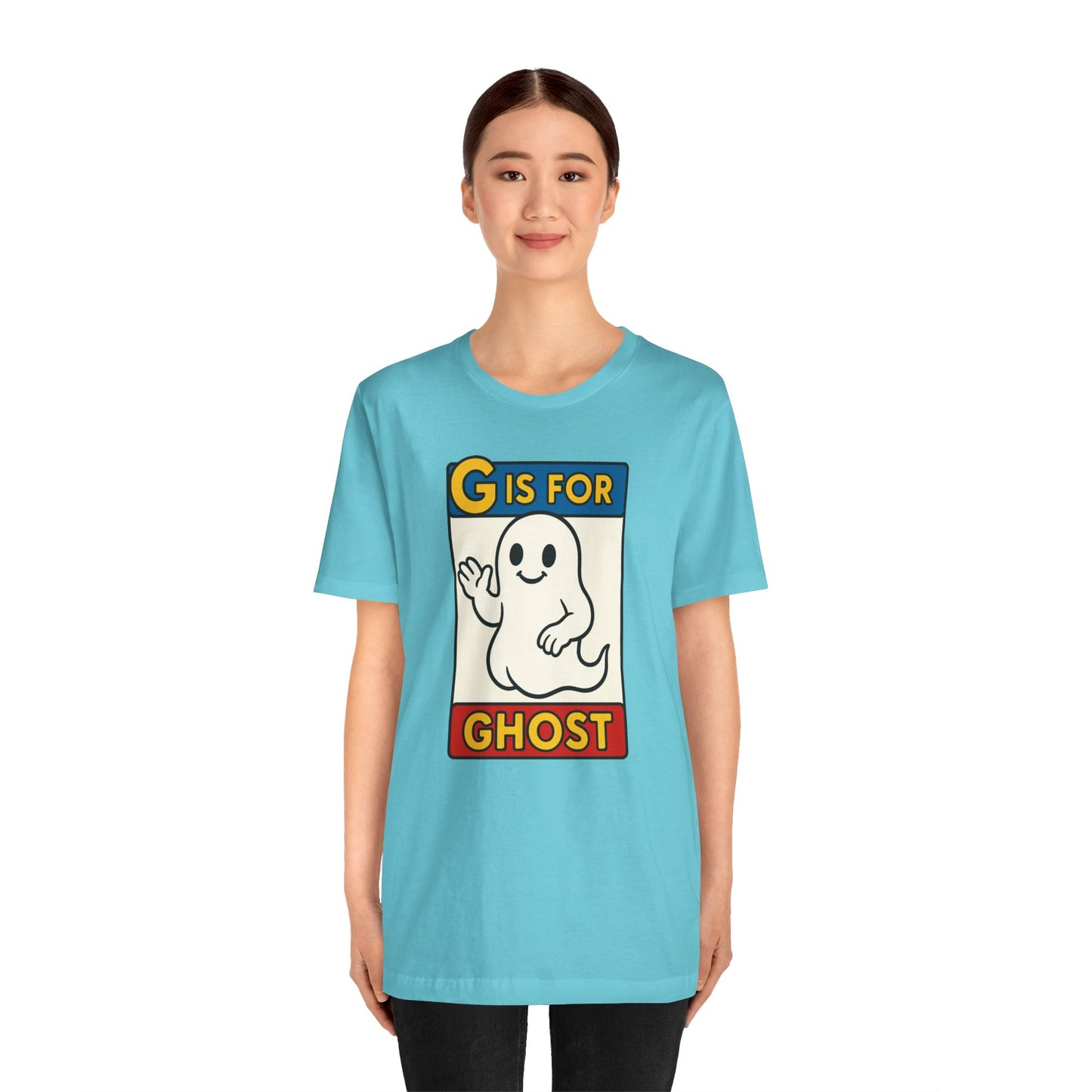 G Is for Ghost Shirt – Funny Monster Alphabet Halloween Tee