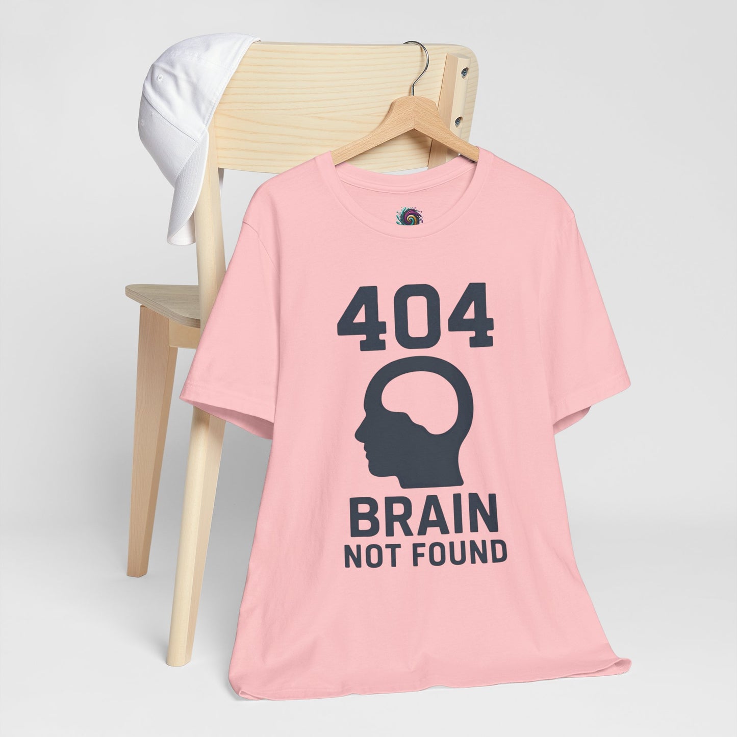 404 Brain Not Found T-Shirt – Techie Humor for Nerds & Geeks