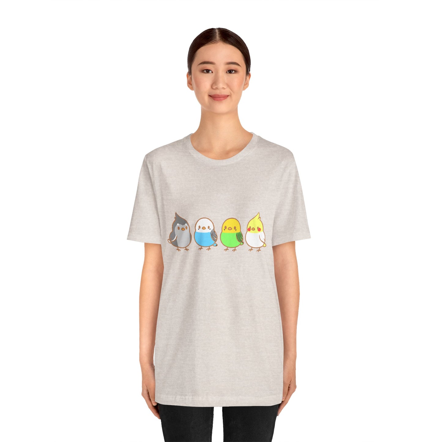 Chirpy Flock Bird T-Shirt – Cute Tee for Animal Lovers - WhimSpin - https://whimspin.com