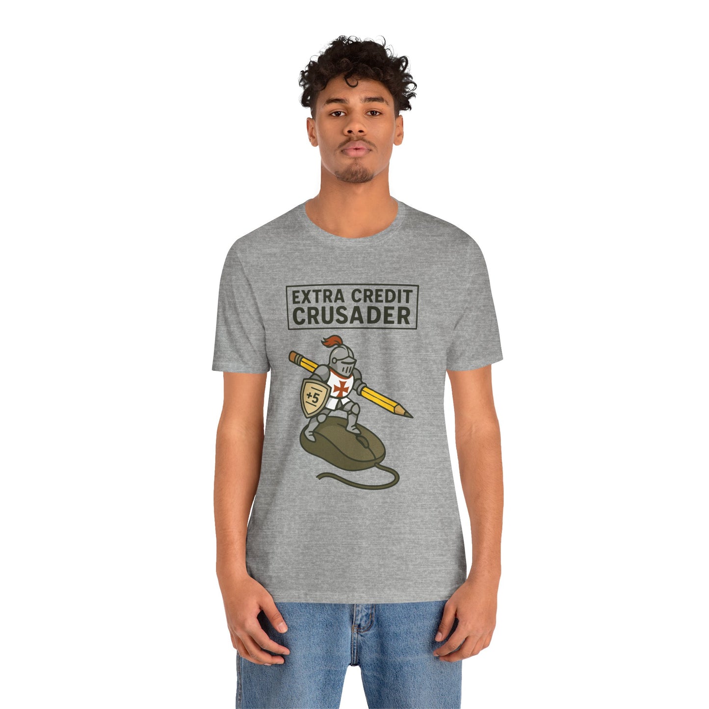 Extra Credit Crusader T-Shirt – Funny Back-to-School Teacher Tee