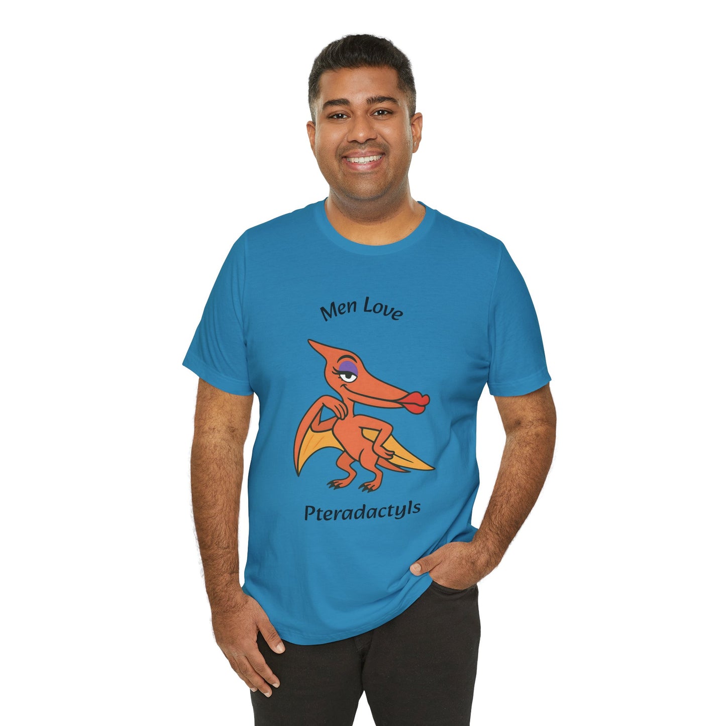 Men Love Pterodactyls Tee – Funny Dinosaur Graphic Shirt - WhimSpin - https://whimspin.com