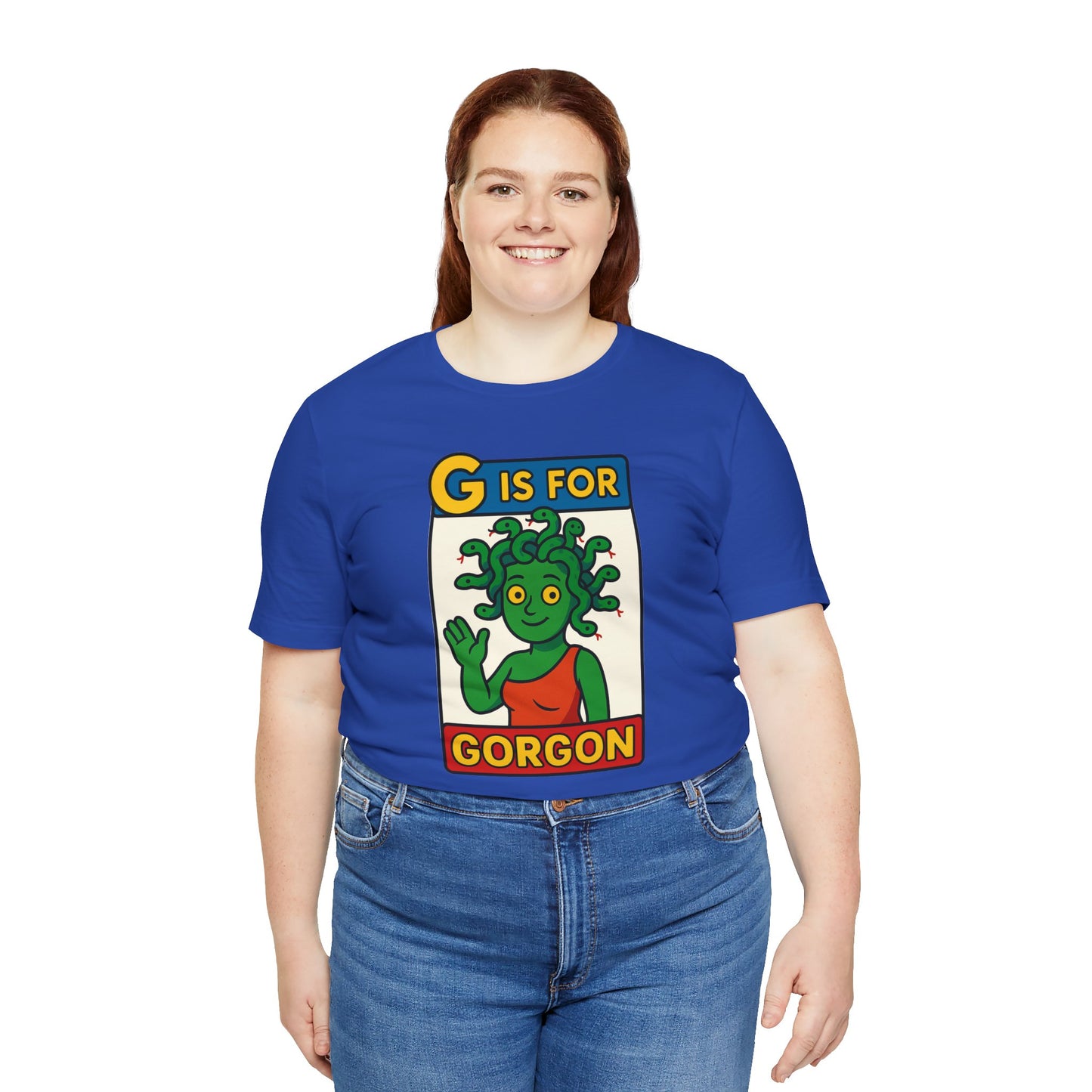 G Is for Gorgon T-Shirt – Funny Gorgon Legend Alphabet Tee