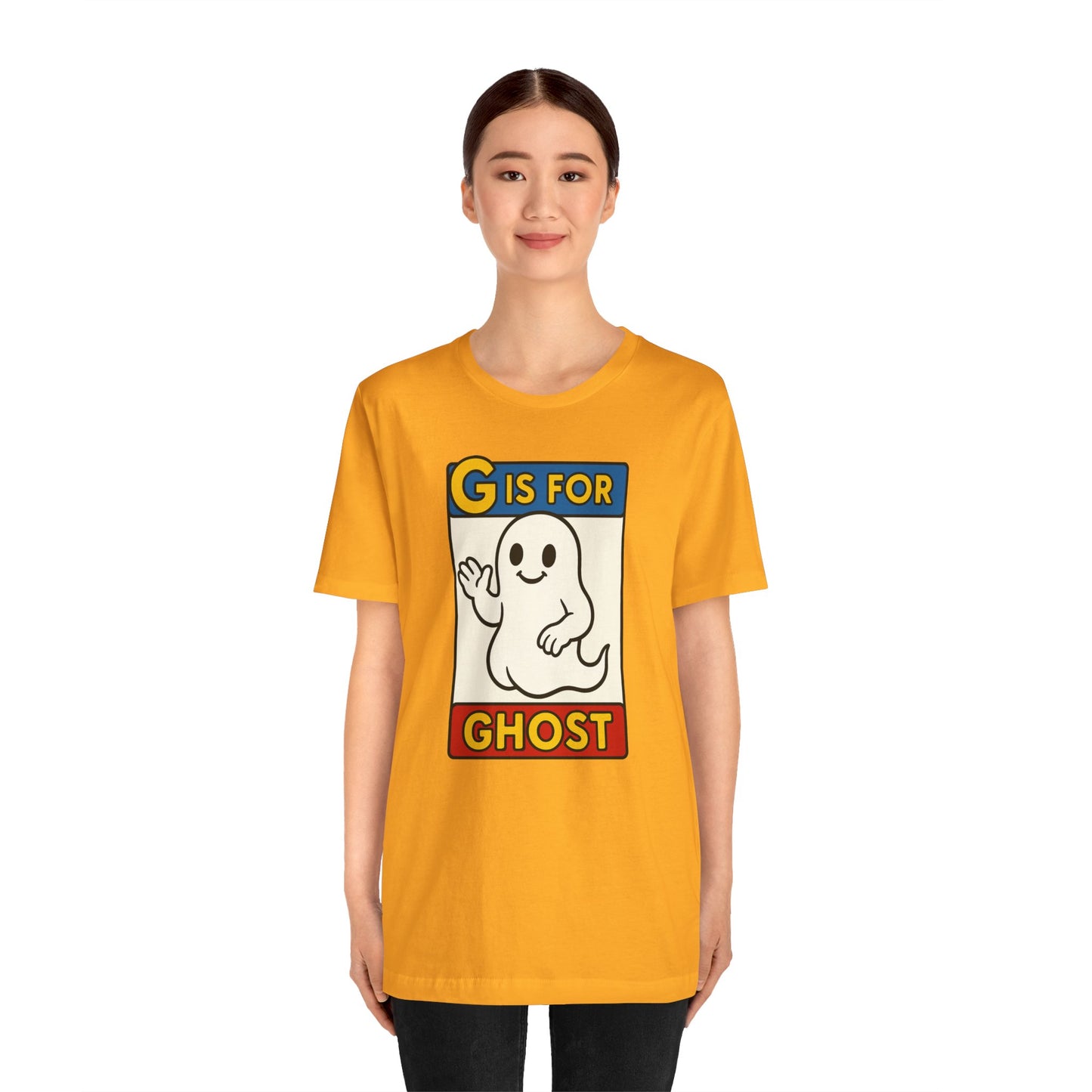G Is for Ghost Shirt – Funny Monster Alphabet Halloween Tee