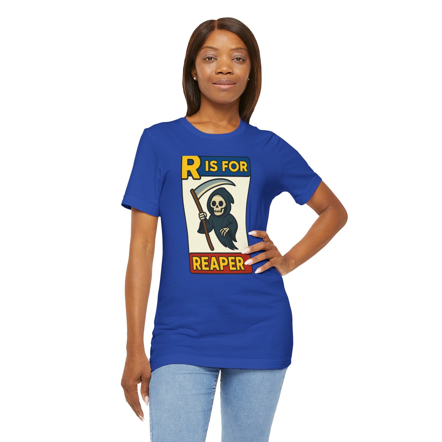 R Is for Reaper T-Shirt – Cute Grim Reaper Shirt from the Monster Alphabet Series