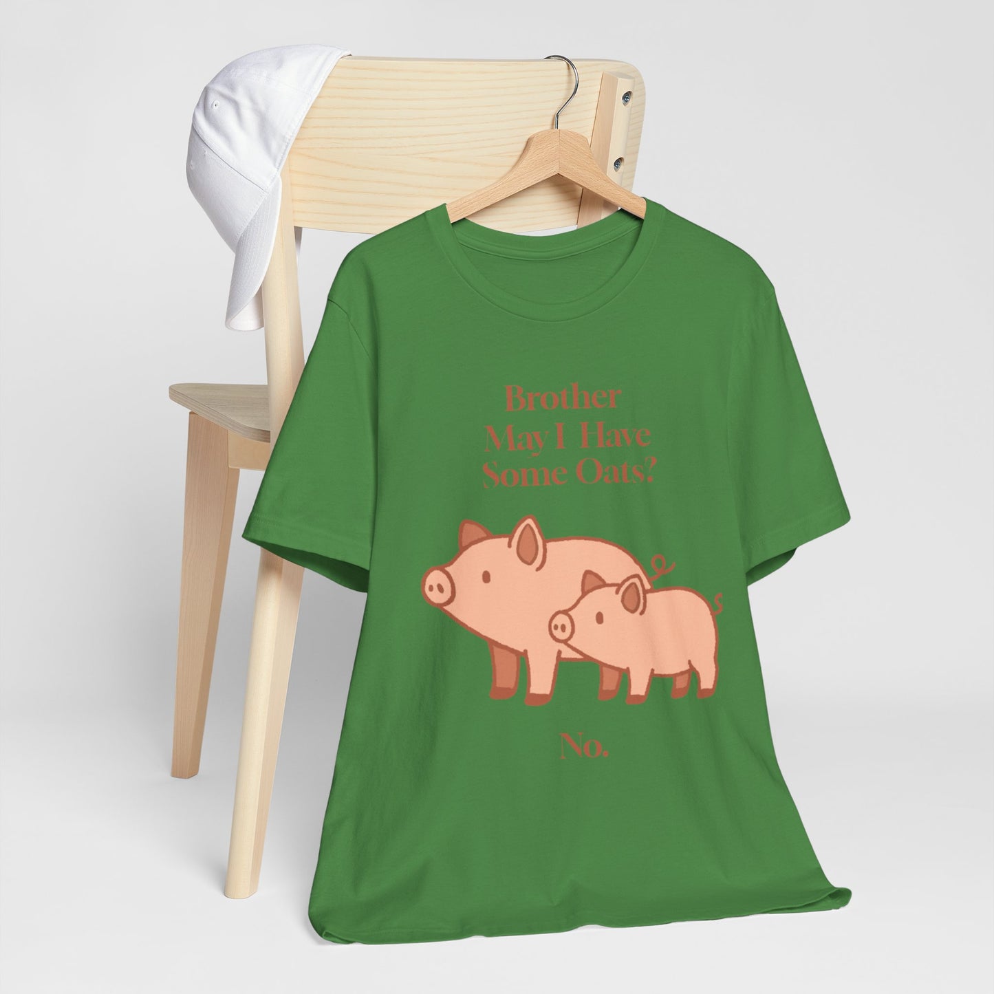 Brother May I Have Some Oats T-Shirt – Funny Viral Pig Meme Tee