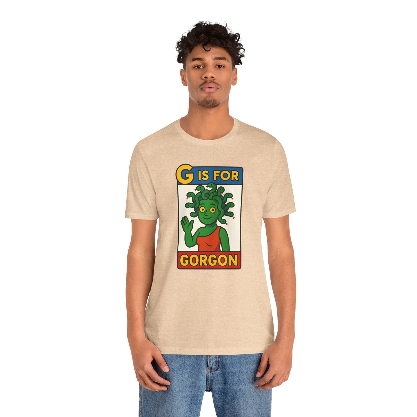 G Is for Gorgon T-Shirt – Funny Gorgon Legend Alphabet Tee