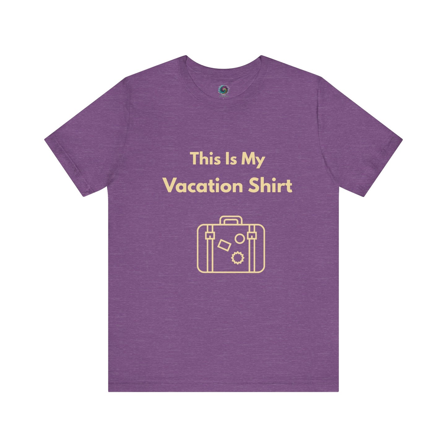 Purple "This is My Vacation Shirt" Tee