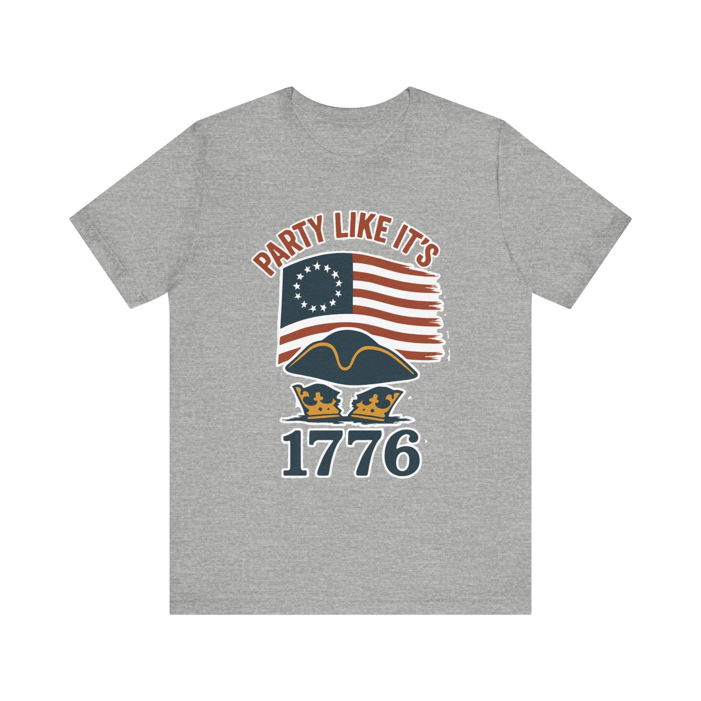 Party Like It’s 1776 T-Shirt – Revolutionary Spirit USA Tee - WhimSpin - https://whimspin.com
