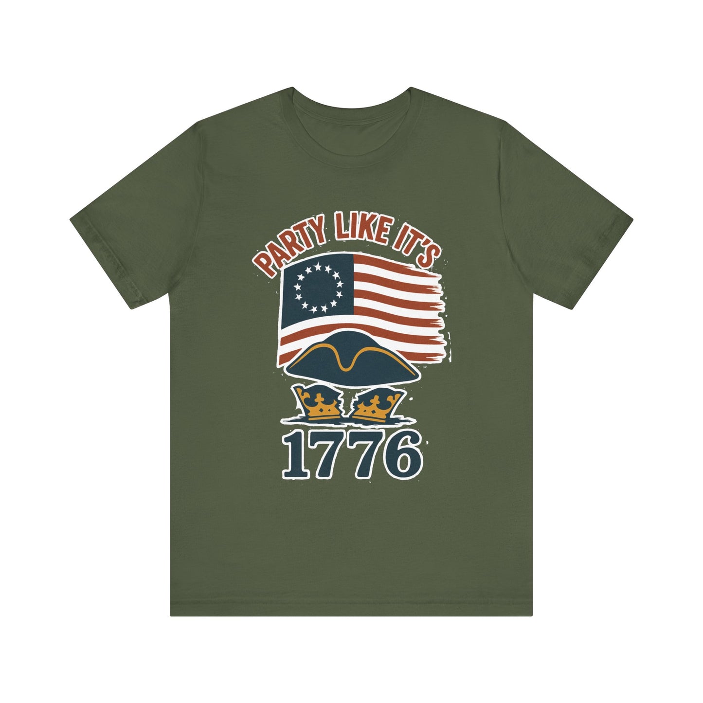 Party Like It’s 1776 T-Shirt – Revolutionary Spirit USA Tee - WhimSpin - https://whimspin.com