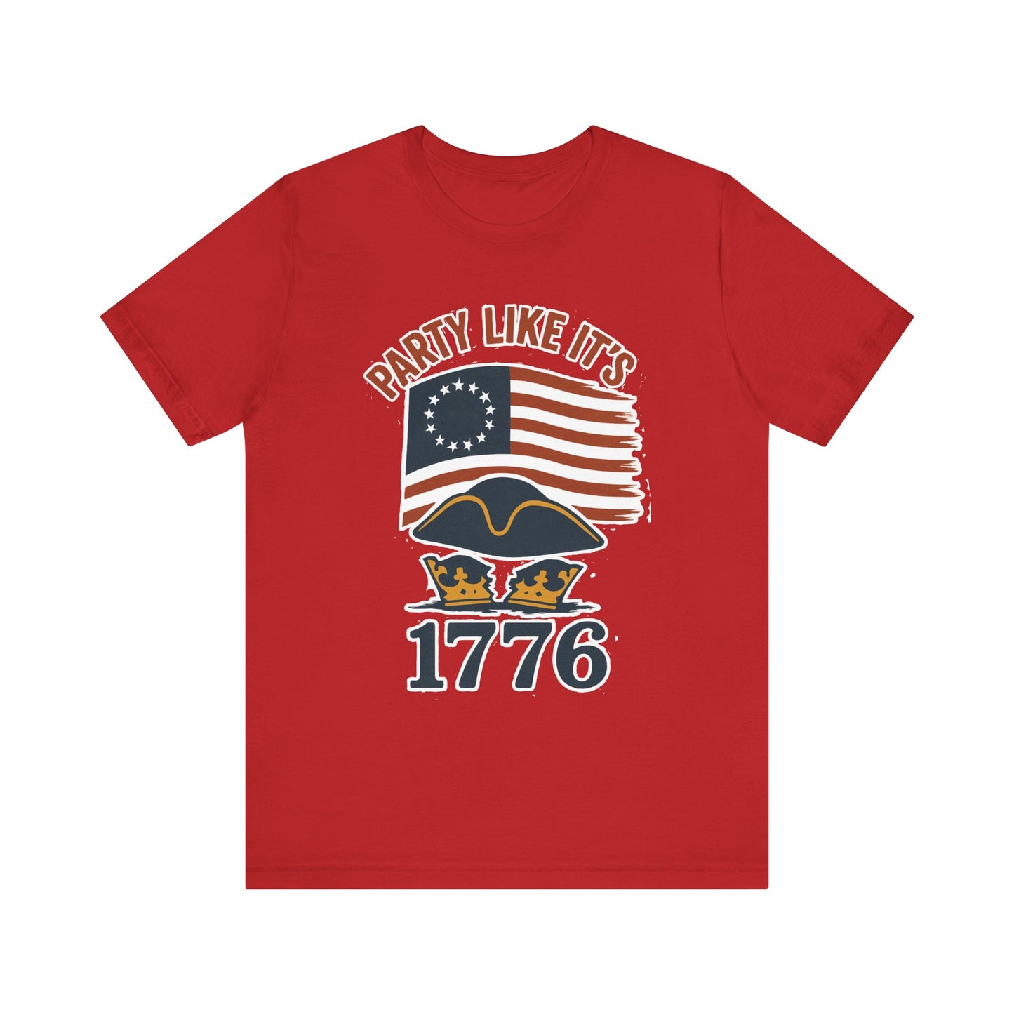 Party Like It’s 1776 T-Shirt – Revolutionary Spirit USA Tee - WhimSpin - https://whimspin.com