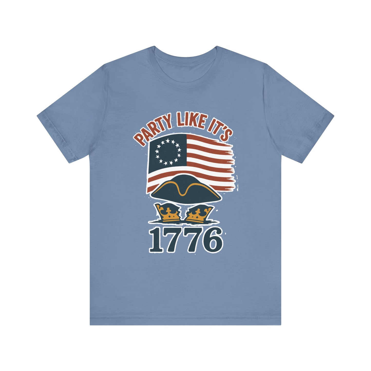 Party Like It’s 1776 T-Shirt – Revolutionary Spirit USA Tee - WhimSpin - https://whimspin.com