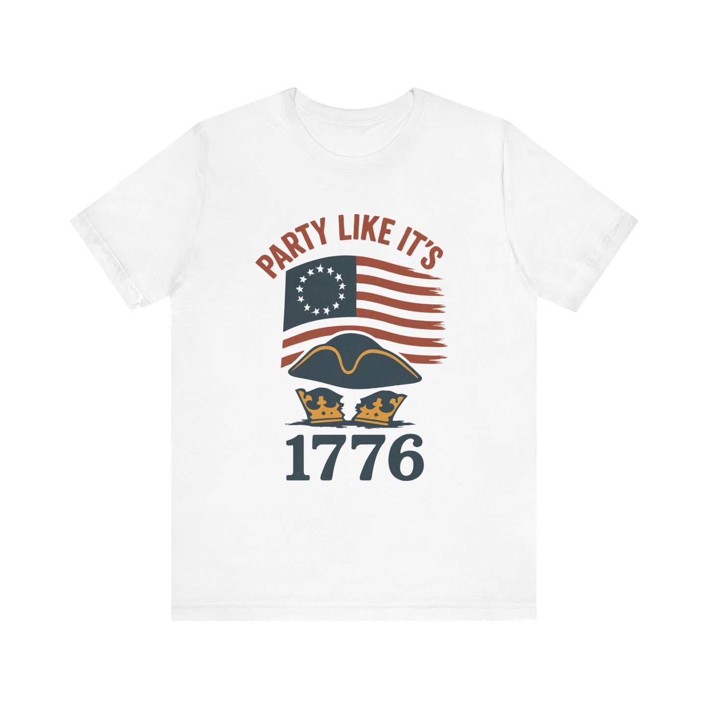 Party Like It’s 1776 T-Shirt – Revolutionary Spirit USA Tee - WhimSpin - https://whimspin.com
party like it's 1776 shirt