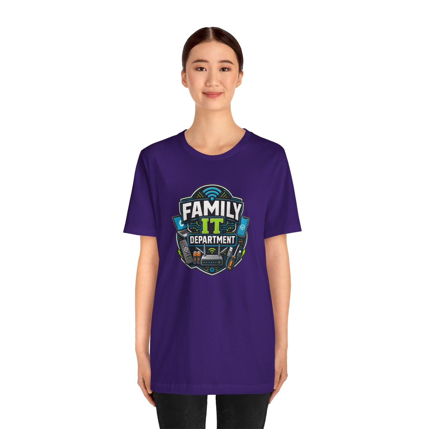 Family IT Department T-Shirt – Funny Household Tech Support Tee