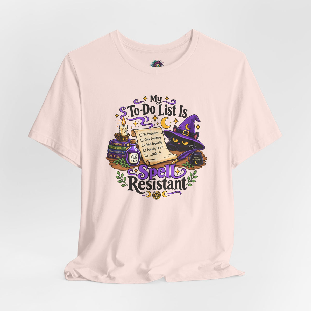 My To-Do List Is Spell Resistant T-Shirt – Funny Witchy ADHD Tee