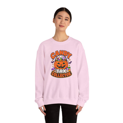 Candy Tax Collector Sweatshirt – Funny Halloween Parent Crewneck
