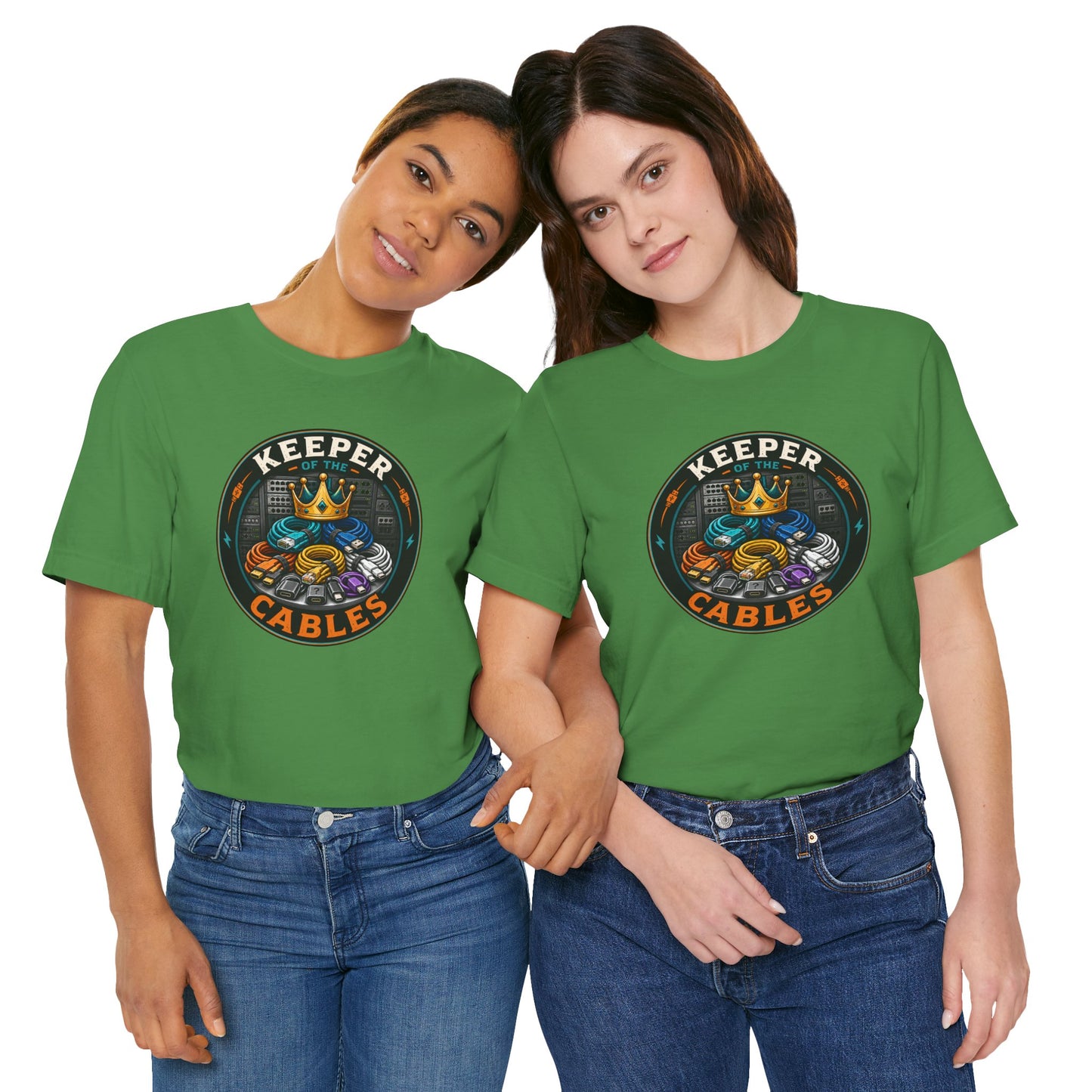 Keeper of the Cables T-Shirt – Funny Tech Dad Cable Tee