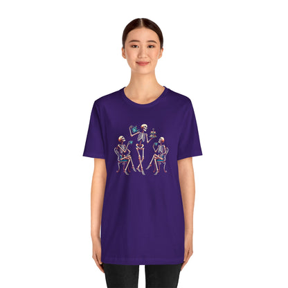 Skeleton Tea Party T-Shirt – Vintage Halloween Skeleton Tee