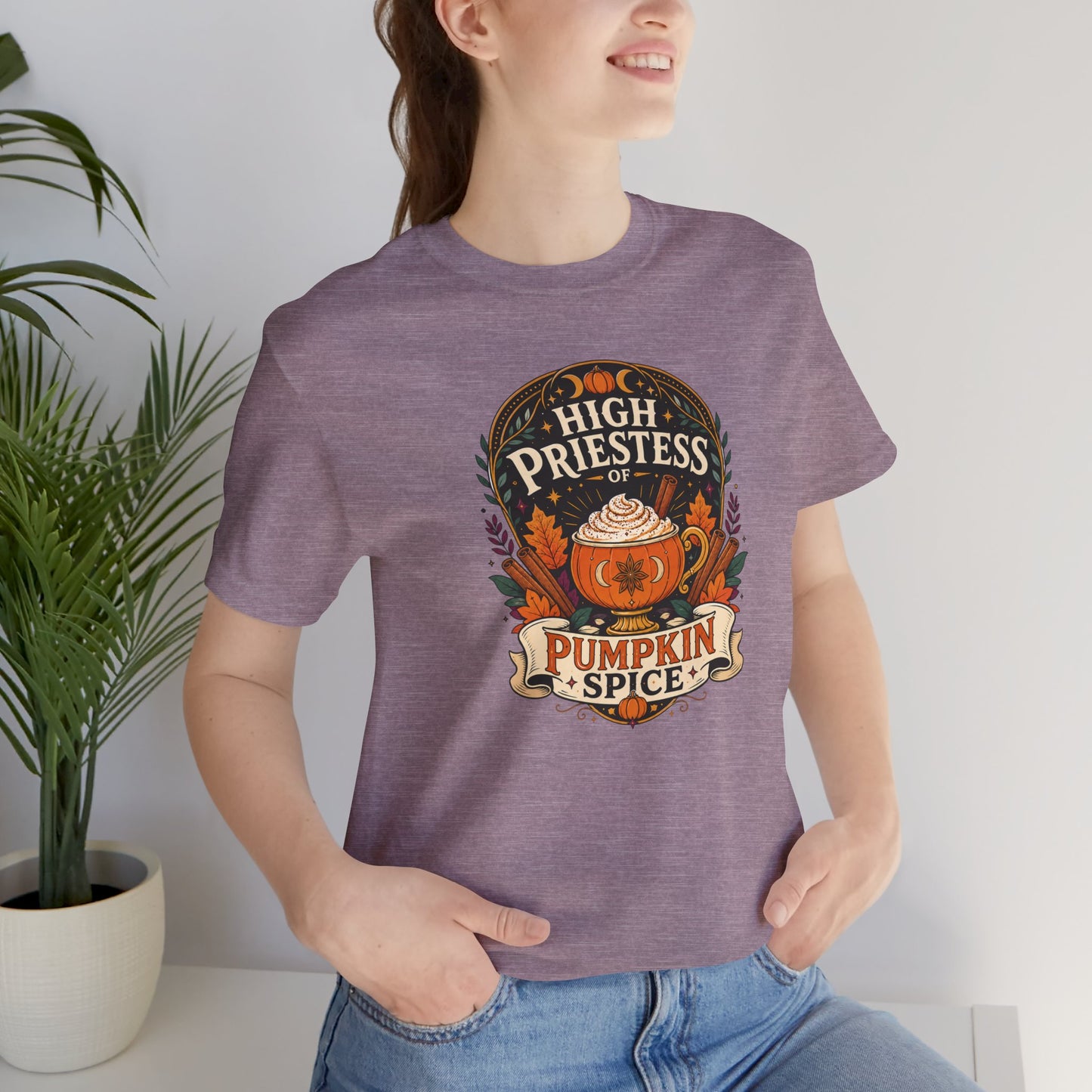High Priestess of Pumpkin Spice T-Shirt – Funny Fall Tee