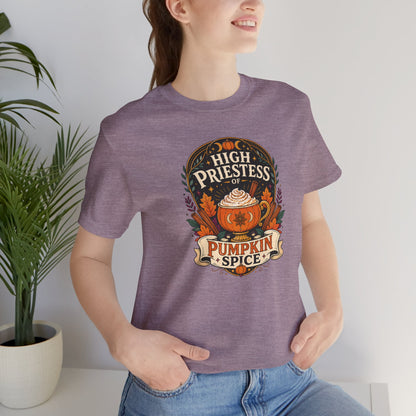High Priestess of Pumpkin Spice T-Shirt – Funny Fall Tee