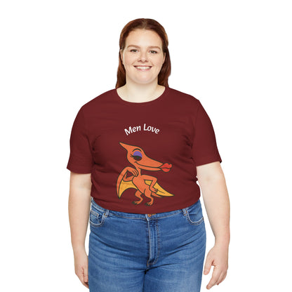 Men Love Pterodactyls Tee – Funny Dinosaur Graphic Shirt - WhimSpin - https://whimspin.com