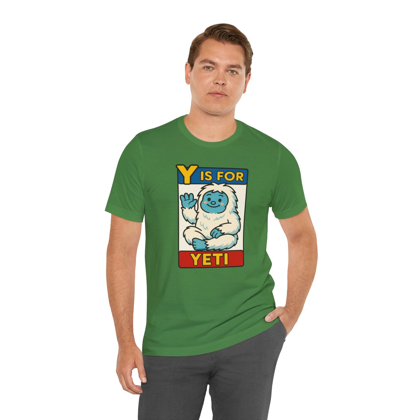 Y Is for Yeti T-Shirt – Cute Winter Monster Tee from the Monster Alphabet Series