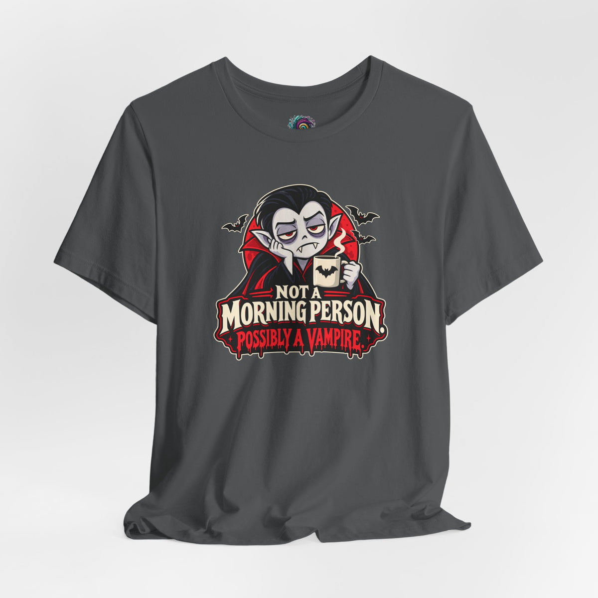 Not a Morning Person Possibly a Vampire T-Shirt – Funny Halloween Tee