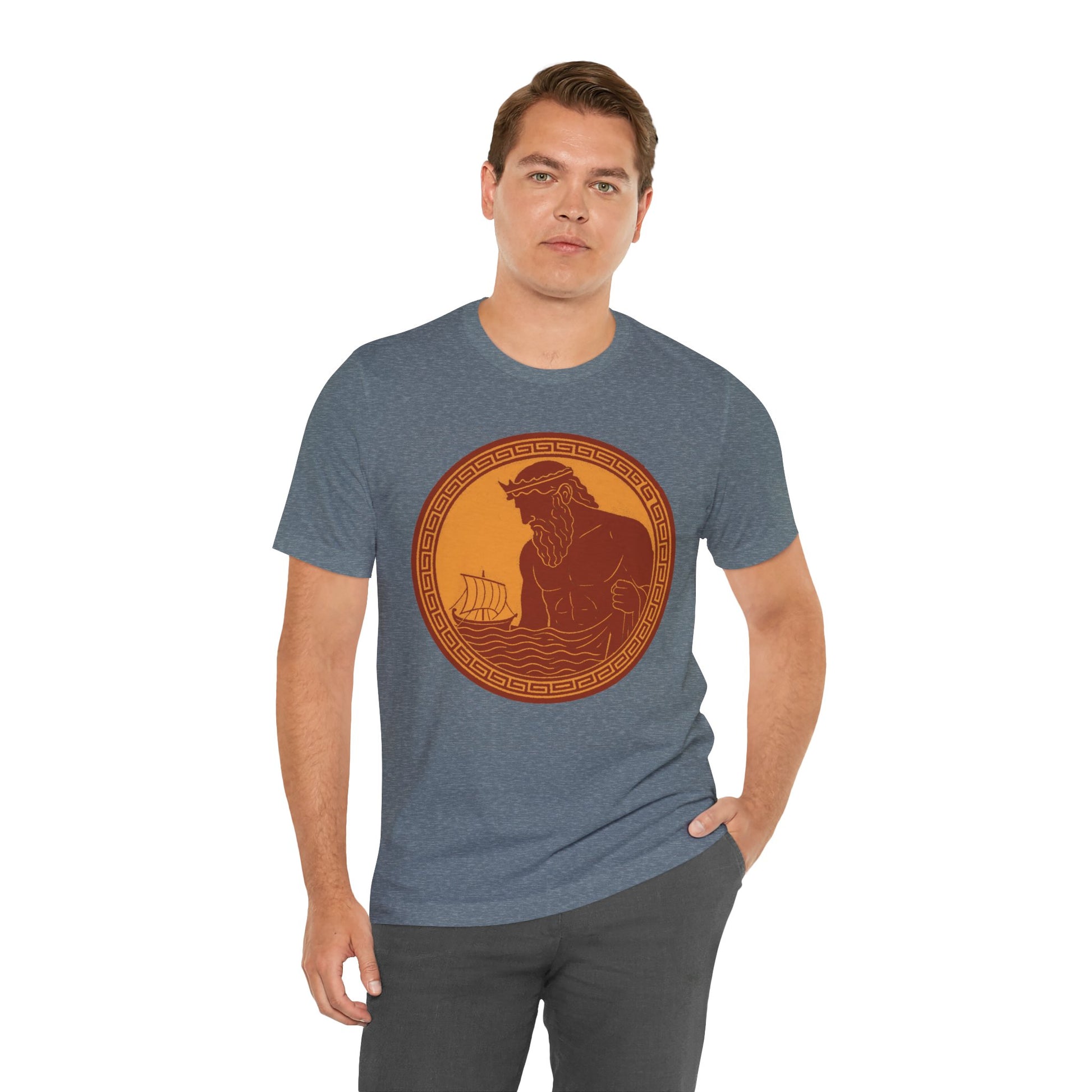 Poseidon Epic T-Shirt – Greek Mythology Ocean God Tee - WhimSpin - https://whimspin.com
