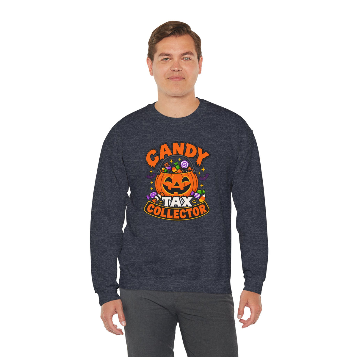 Candy Tax Collector Sweatshirt – Funny Halloween Parent Crewneck