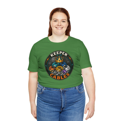 Keeper of the Cables T-Shirt – Funny Tech Dad Cable Tee