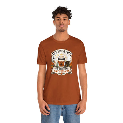 It’s Not a Cult Pumpkin Spice T-Shirt – Funny Fall Tee