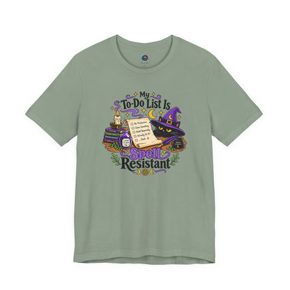 My To-Do List Is Spell Resistant T-Shirt – Funny Witchy ADHD Tee