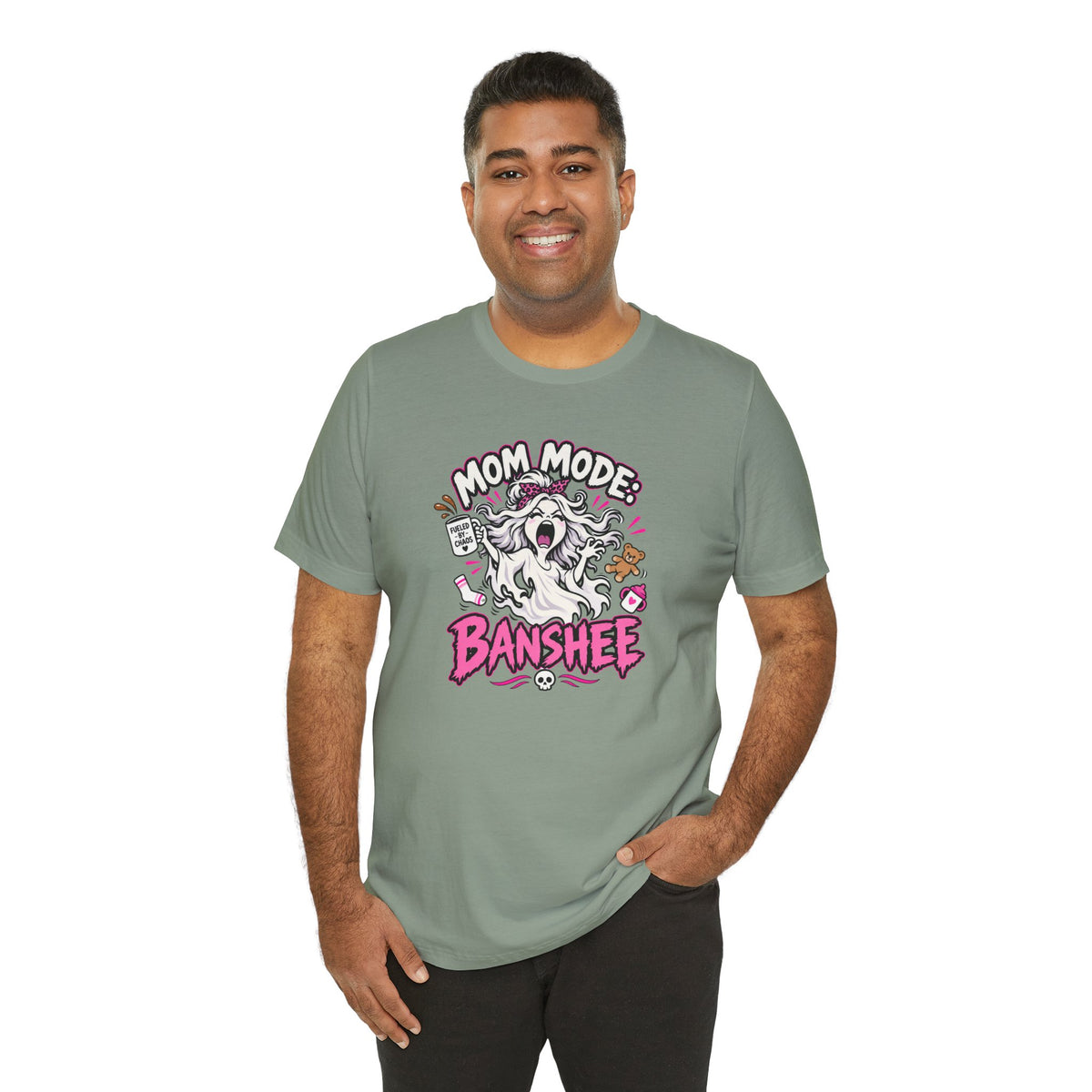 Mom Mode Banshee T-Shirt – Funny Chaotic Mom Halloween Tee
