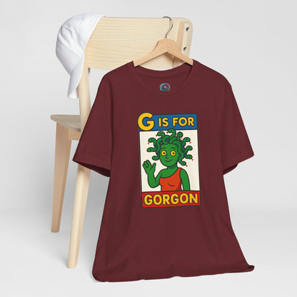 G Is for Gorgon T-Shirt – Funny Gorgon Legend Alphabet Tee