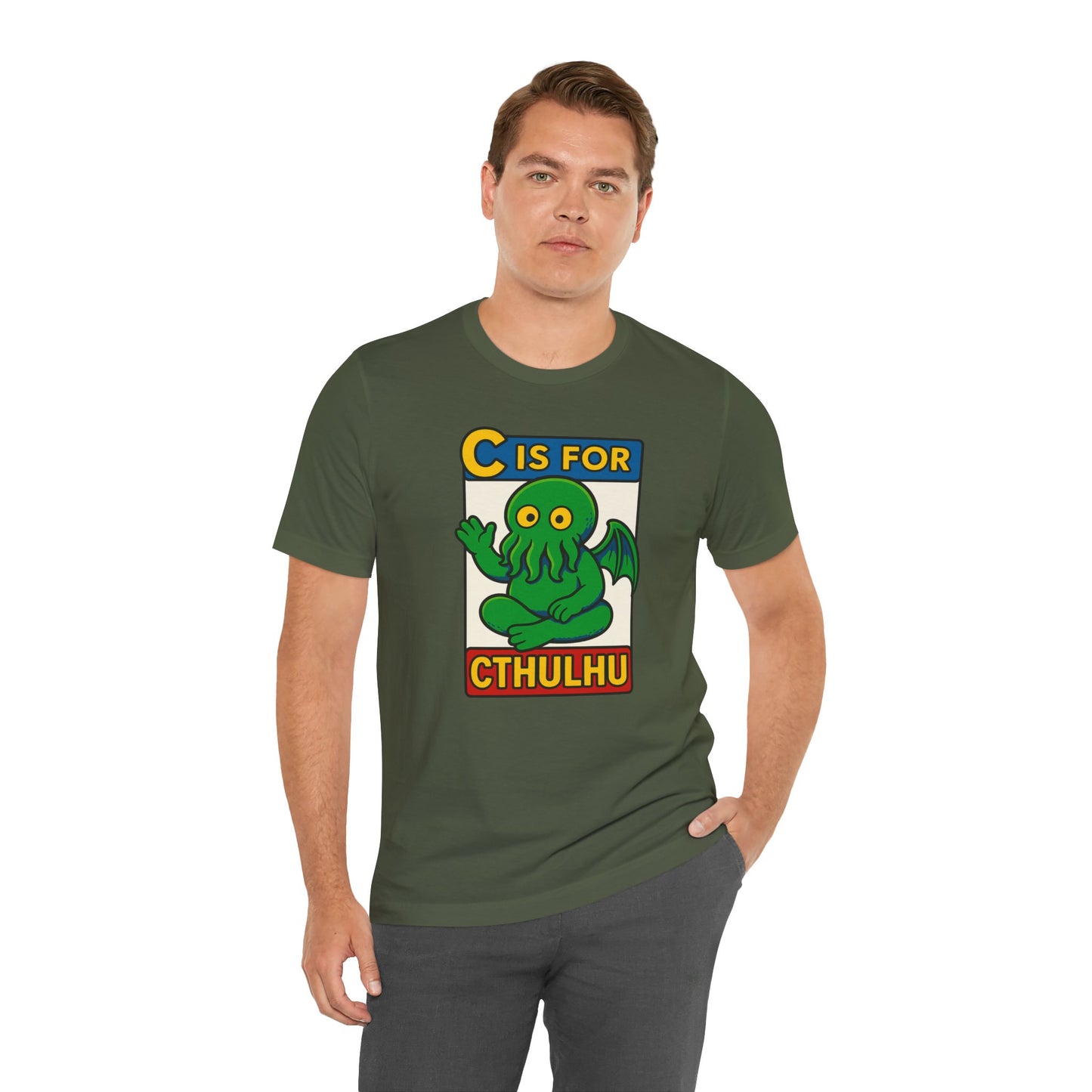 C is for Cthulhu Graphic Tee – Funny Cthulhu Shirt