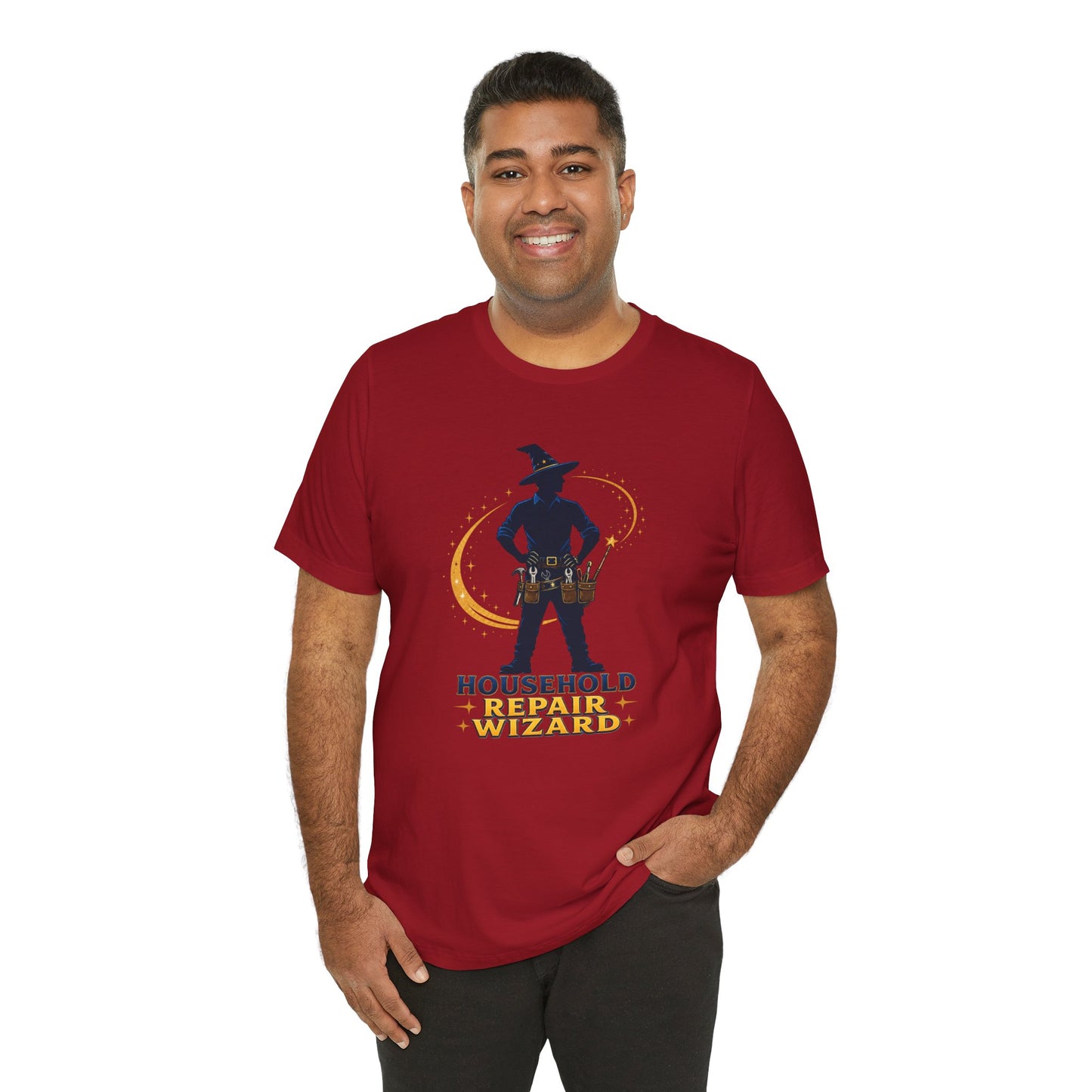 Household Repair Wizard T-Shirt – Funny Handy Dad Tee