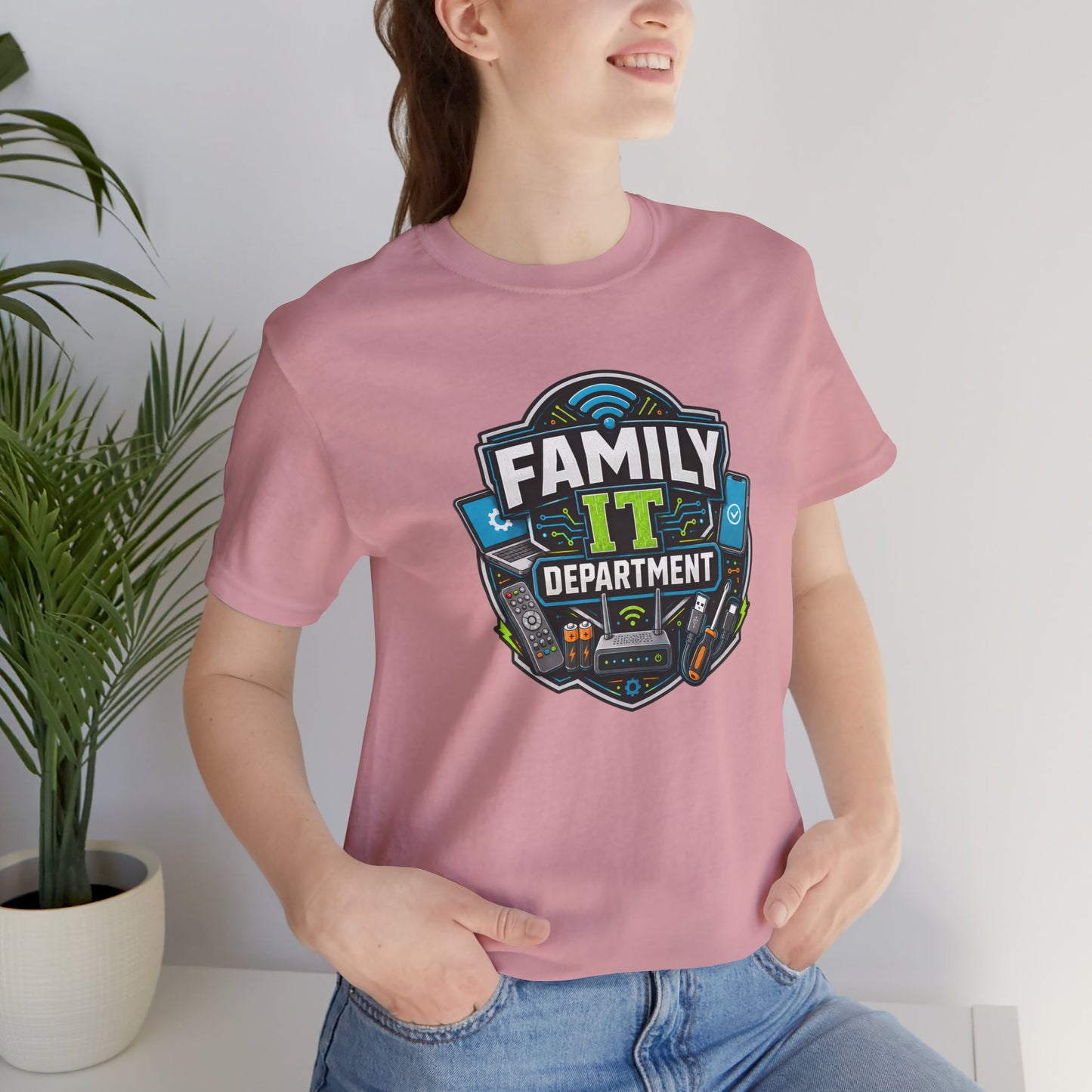 Family IT Department T-Shirt – Funny Household Tech Support Tee