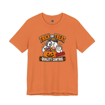 Trick-or-Treat Quality Control T-Shirt – Funny Halloween Candy Tee
