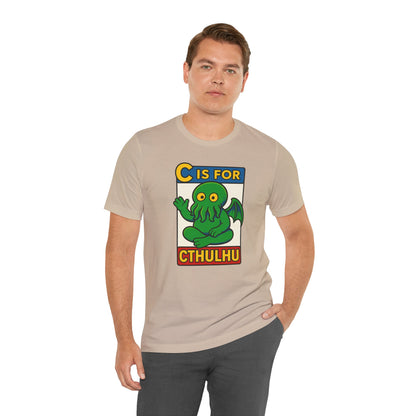 C is for Cthulhu Graphic Tee – Funny Cthulhu Shirt