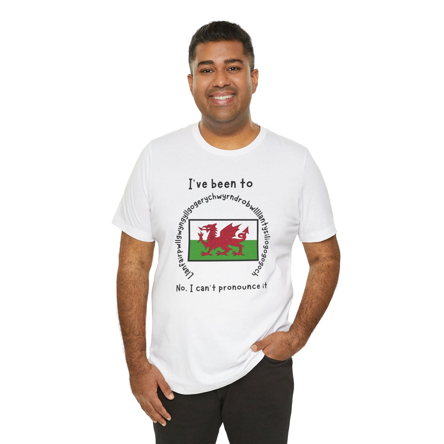 Llanfairpwllgwyngyllgogerychwyrndrobwllllantysiliogogogoch T-Shirt – Funny Wales Travel Merch