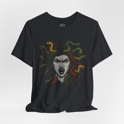 Medusa T-Shirt – Greek Mythology Gorgon Graphic Tee