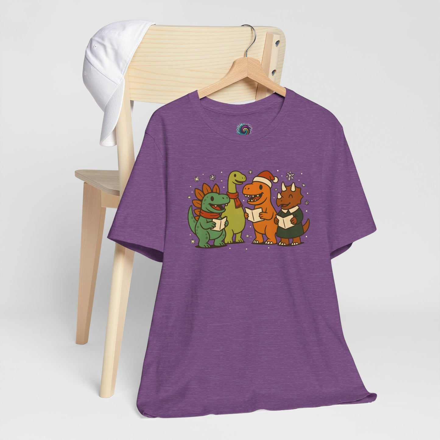 Dinosaur Carolers T-Shirt – Cute Dino Christmas Singing Tee