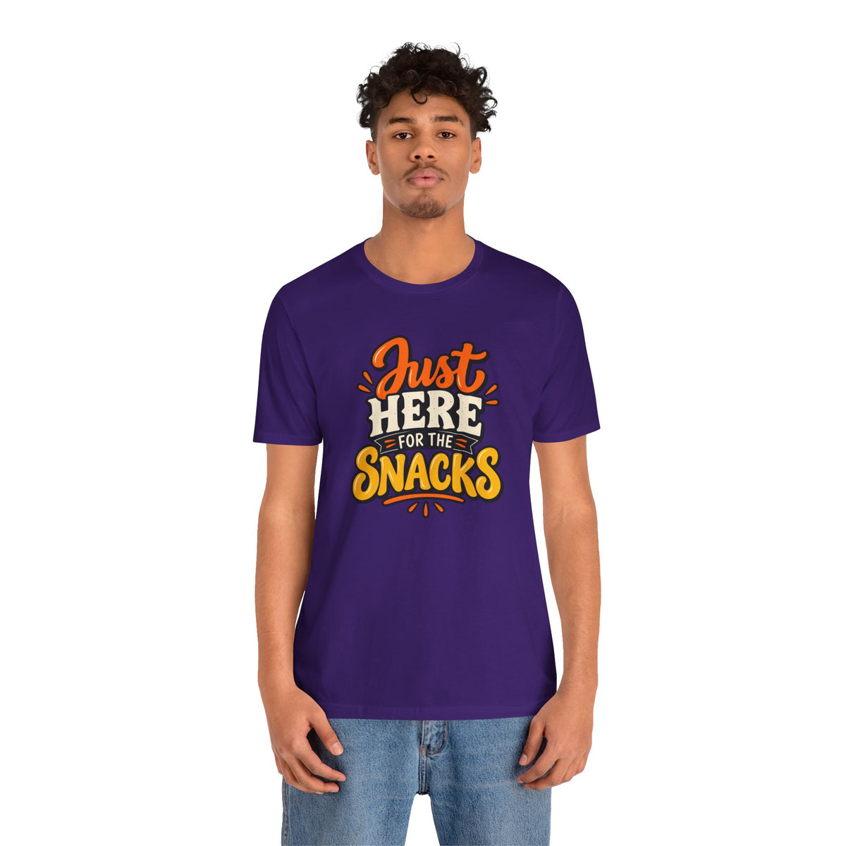 Just Here for the Snacks T-Shirt – Funny Halloween Foodie Tee