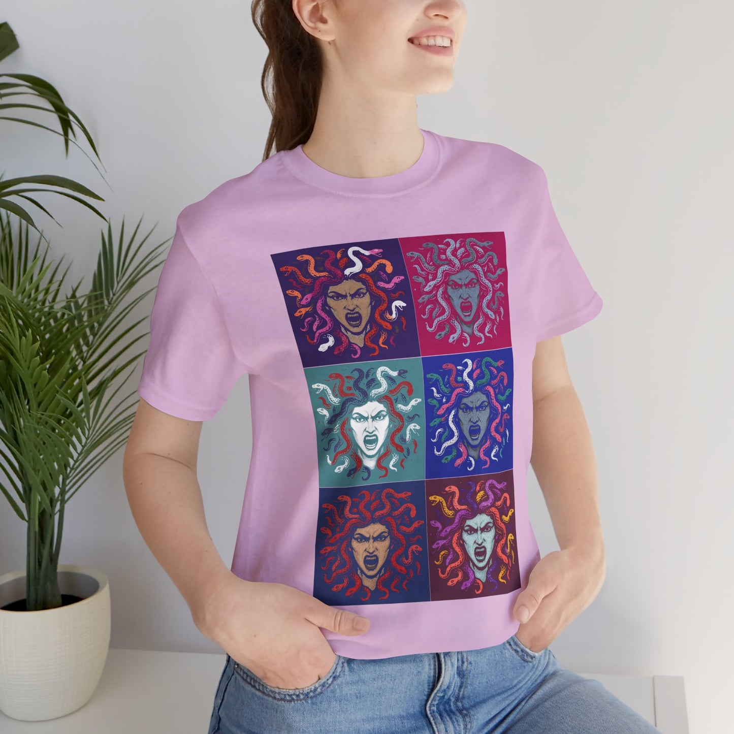 The Female Gaze Medusa T-Shirt – Feminist Pop Art Tee