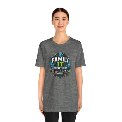 Family IT Department T-Shirt – Funny Household Tech Support Tee