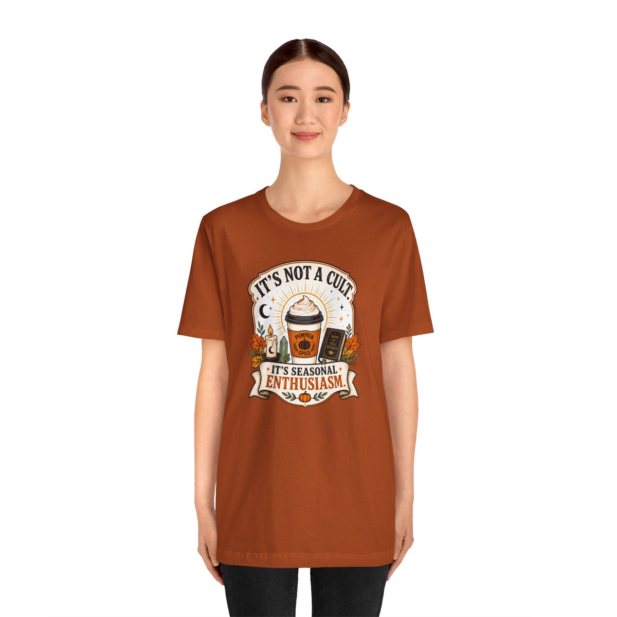 It’s Not a Cult Pumpkin Spice T-Shirt – Funny Fall Tee