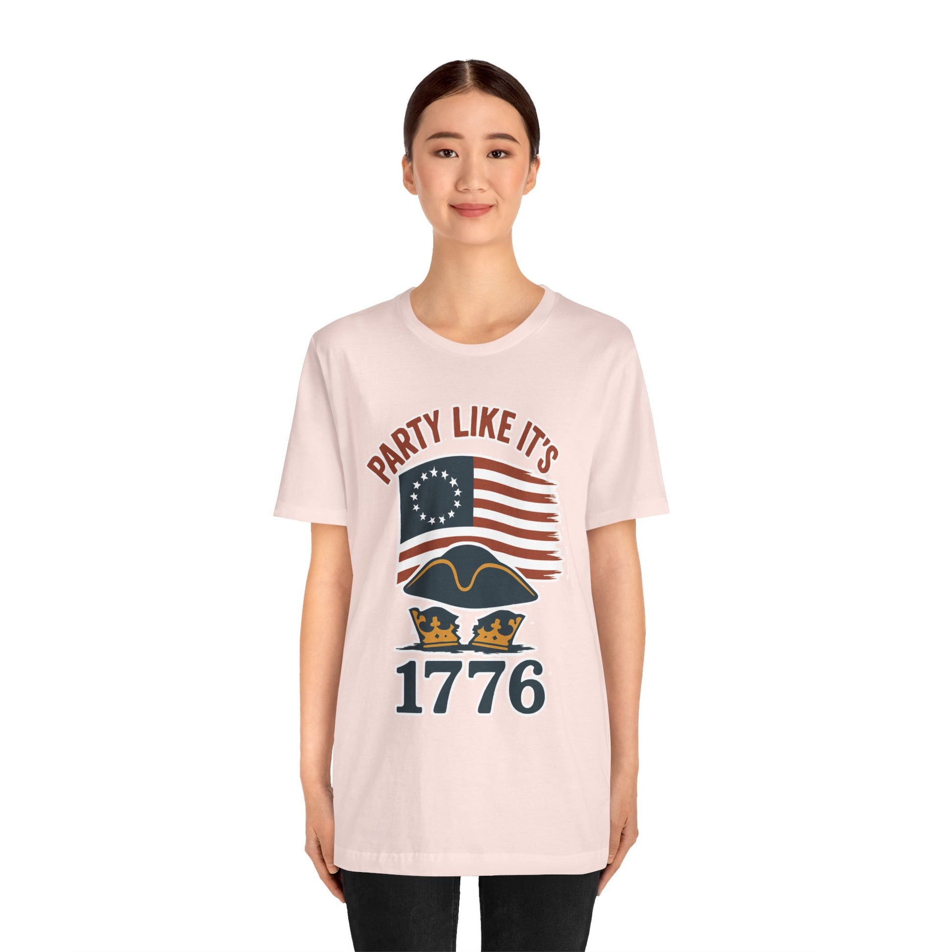 Party Like It’s 1776 T-Shirt – Revolutionary Spirit USA Tee - WhimSpin - https://whimspin.com