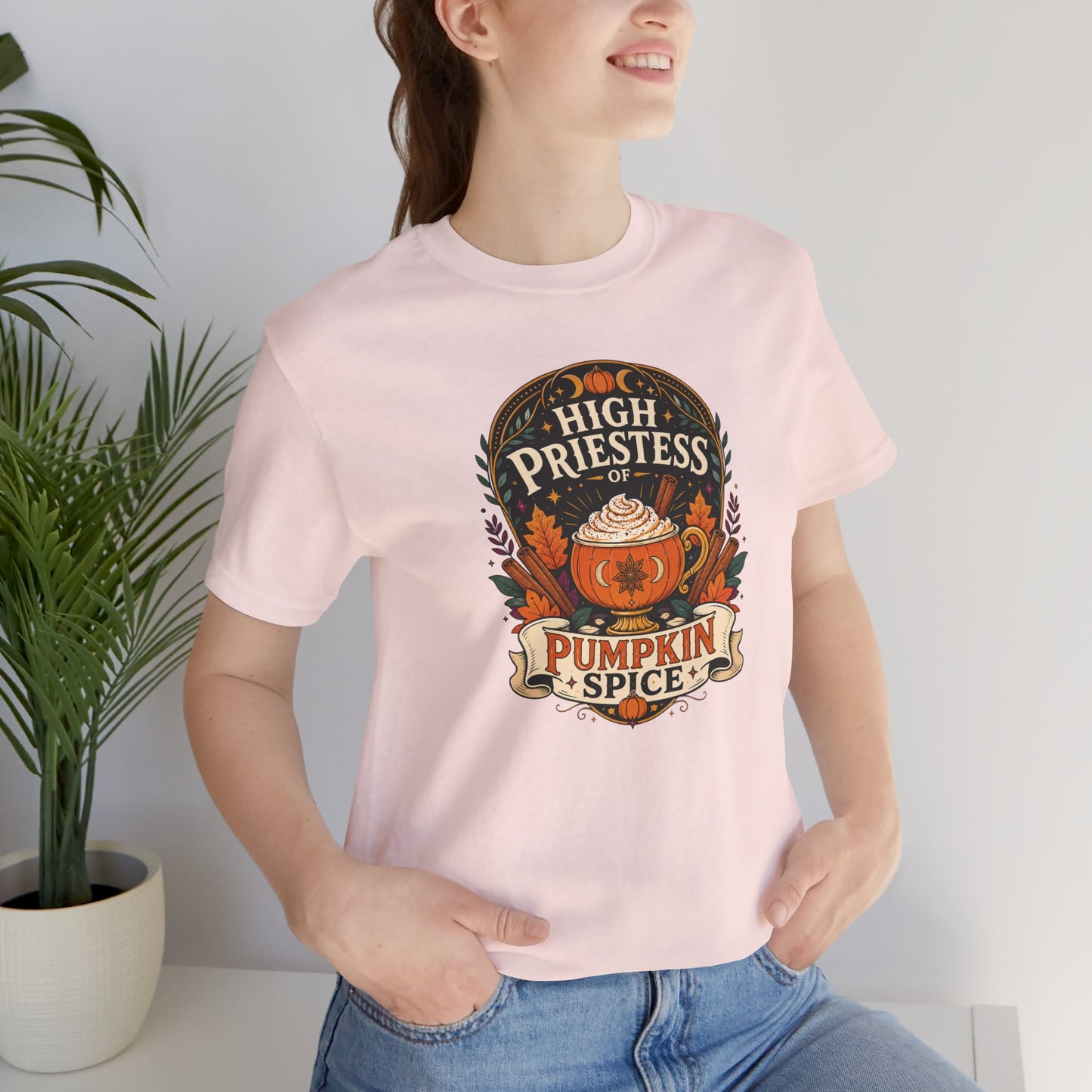 High Priestess of Pumpkin Spice T-Shirt – Funny Fall Tee