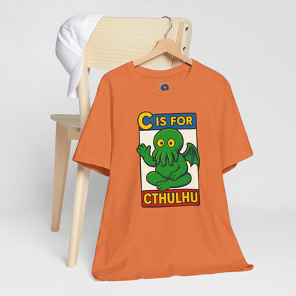 C is for Cthulhu Graphic Tee – Funny Cthulhu Shirt